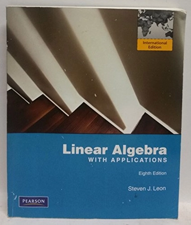 Linear algebra with applications
