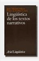 Lingüística de los textos narrativos; Jean-Michel Adam; 1999