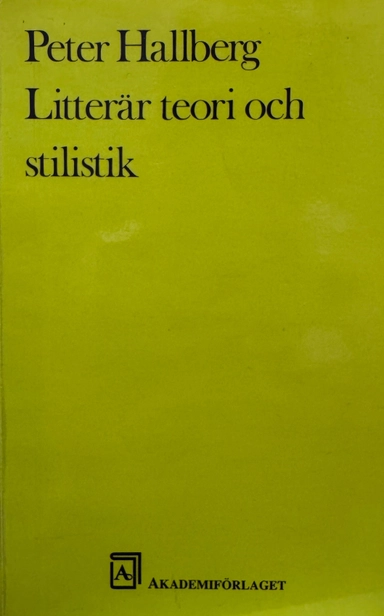 Litterär teori och stilistik
