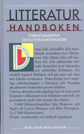 Litteraturhandboken; Kerstin Lunell, Britt Dahlström; 1984