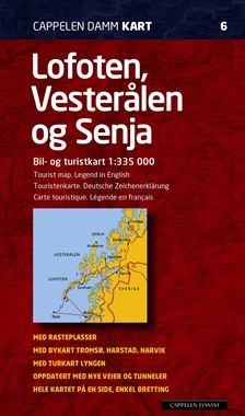 Lofoten, Vesterålen og Senja Norge CK6 karta : 1:335000; 2014