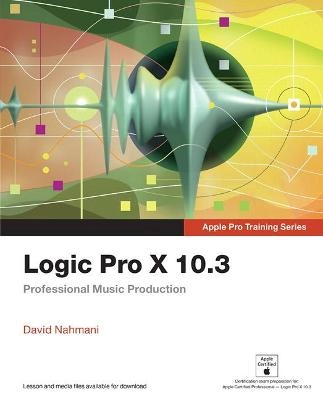 Logic Pro X 10.3; David Nahmani; 2017
