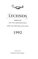 Lychnos 1992 : Årsbok för idé -och lärdomshistoria; Karin Johannisson; 1992