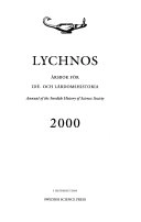 Lychnos 2000 : Årsbok för idé -och lärdomshistoria; Karin Johannisson; 2000