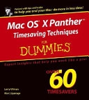 Mac OS X PantherTM Timesaving Techniques For Dummies