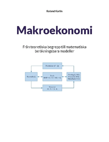 Makroekonomi : från teoretiska begrepp till matematiska beräkningsbara mode; Roland Karlin; 2024