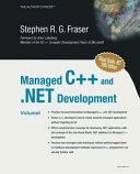 Managed C++ and .NET Development; S. R.G. Fraser; 2003