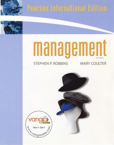 Management; Stephen P. Robbins, Mary K. Coulter; 2007
