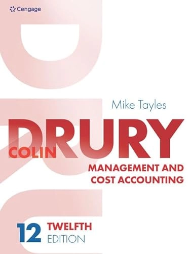 Management and cost accounting; Colin Drury; 2024