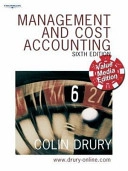 Management and Cost Accounting; Colin Drury; 2007
