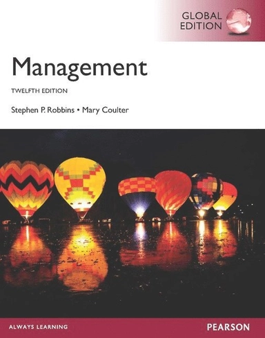 Management, Global Edition; Stephen P Robbins; 2013
