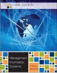Management Information Systems; James O'Brien; 2011