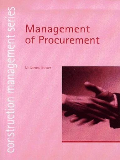 Management of procurement; Denise Bower; 2010
