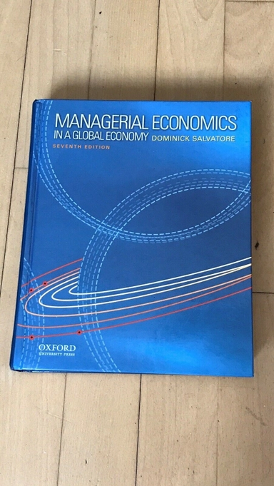 Managerial Economics in a Global Economy