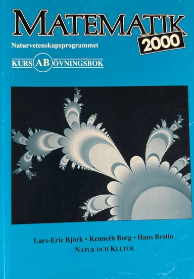 Matematik 2000 NV Kurs AB Övningsbok; Lars-Eric Björk; 1994