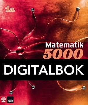 Matematik 5000 Kurs 1a Röd Lärobok Digital; Lena Alfredsson, Kajsa Bråting, Patrik Erixon, Hans Heikne; 2014