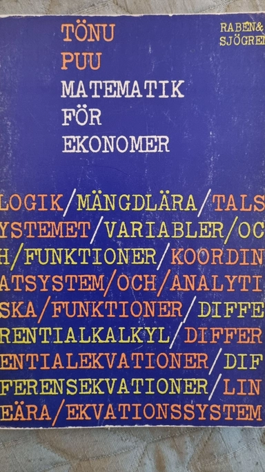 Matematik för ekonomer