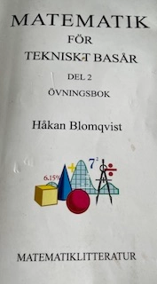 Matematik för tekniskt basår · D. 2 · Övningsbok
