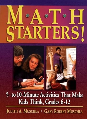 Math Starters!; Judith A. Muschla, Gary Robert Muschla; 1998