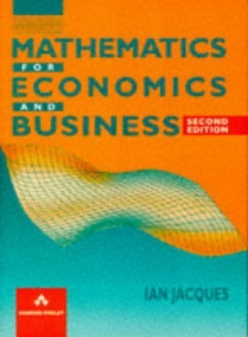 Mathematics for economics and business