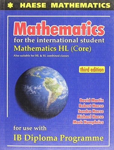 Mathematics for the International Student