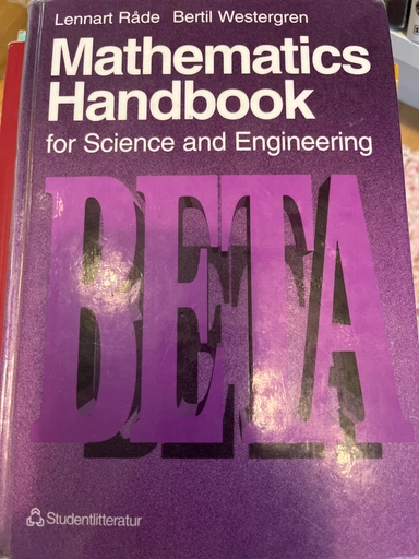 Mathematics handbook for science and engineering