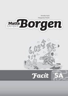 Matte Direkt Borgen Facit 5A (5-pack); Margareta Picetti, Pernilla Falck; 2012