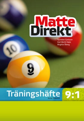 Matte Direkt Träningshäfte 9:1