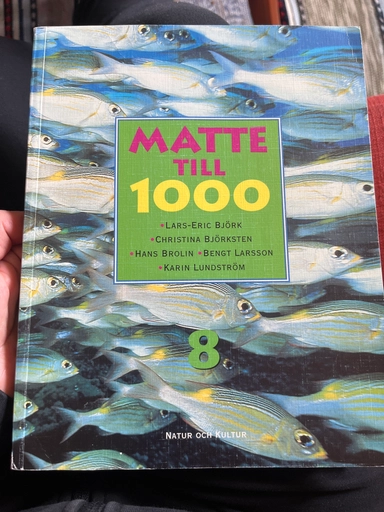 Matte till 1000 ÅR 8 Lärobok
