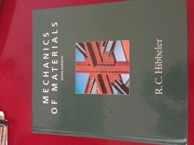 Mechanics of materials; R. C. Hibbeler; 2004