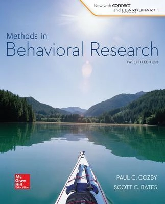Methods in behavioral research