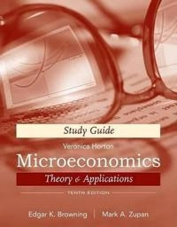 Microeconomic Theory & Applications, Study Guide; Edgar K. Browning, Mark A. Zupan; 2009