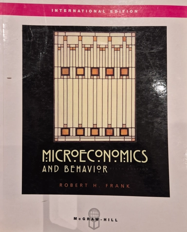 Microeconomics and Behavior