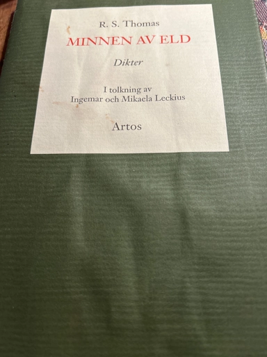 Minnen av eld : dikter; Thomas; 1995