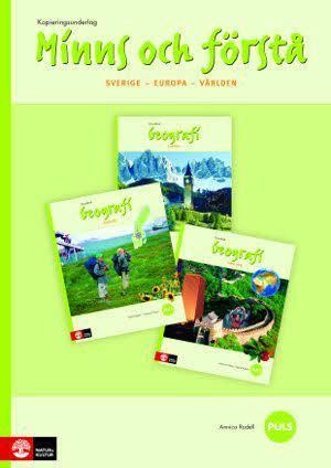 Minns och förstå. Geografi. Sverige, Europa, världen : kopieringsunderlag
