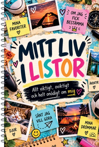 Mitt liv i listor : boken där DU är huvudpersonen!; Stefan Ekberg; 2026