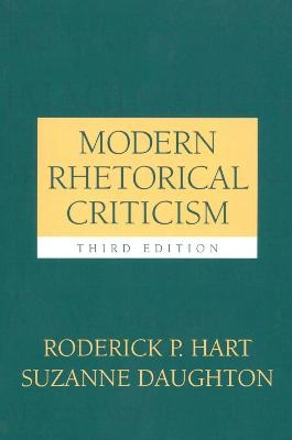 Modern rhetorical criticism; Roderick P. Hart; 2004