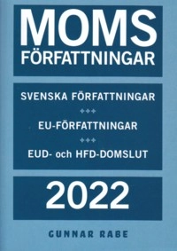 Momsförfattningar 2022