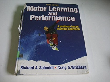 Motor learning and performance : [a problem-based learning approach]