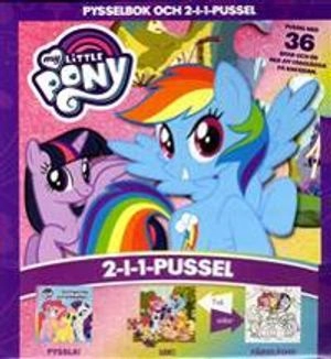 My little pony. Pysselbok och 2-i-1-pussel