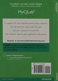 MyLab Criminal Justice with Pearson eText -- Access Card -- for Policing; John L. Worrall; 2015