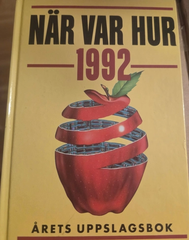 När var hur 1992 (Kartonnerad); Unknown Author; 1991
