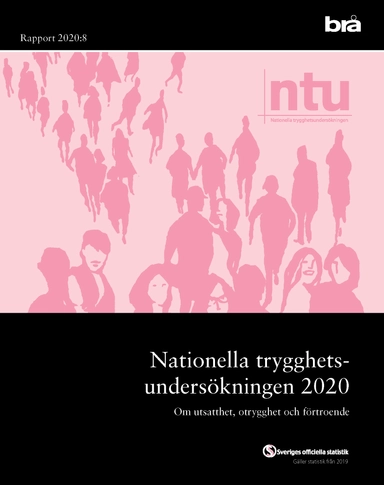 Nationella trygghetsundersökningen NTU 2020. Brå rapport 2020:8 : Om utsatt; Sofie Lifvin; 2021