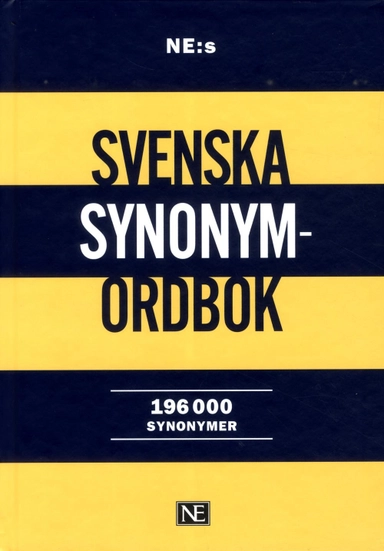 NE:s svenska synonymordbok : 196 000 synonymer; Hanna Gerhardsen; 2018