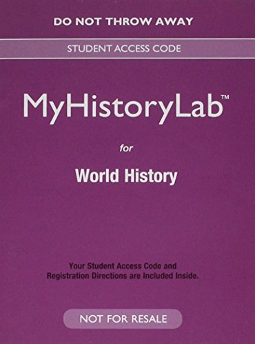 NEW MyLab History for World History -- Valuepack Access Card