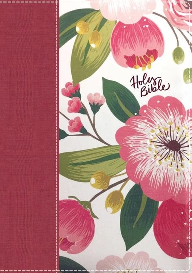 Nkjv, womans study bible, cloth over board, pink floral, full-color, red le; Dorothy Patterson; 2017