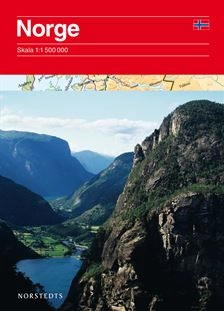 Norge Karta : 1:1,5milj; Norstedts; 2011
