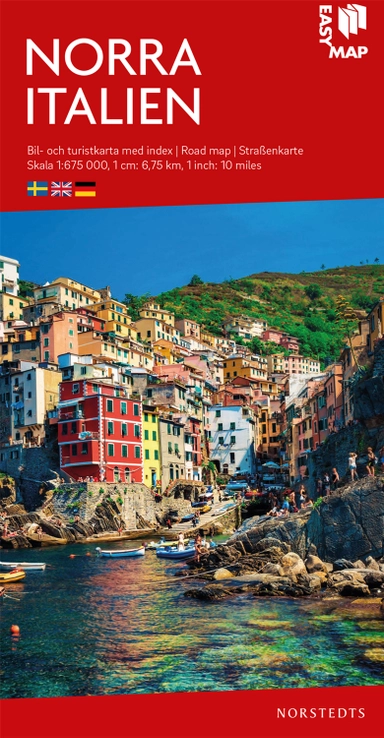 Norra Italien EasyMap : Skala 1:675.000; 2018