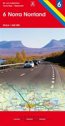 Norra Norrland Bil & Turist Karta NR. 6 : 1:400000; 2009