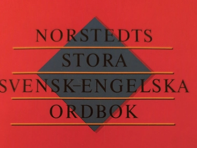 Norstedts Stora  Svenska-Engelsk Ordbok; Vincent Petti; 1993